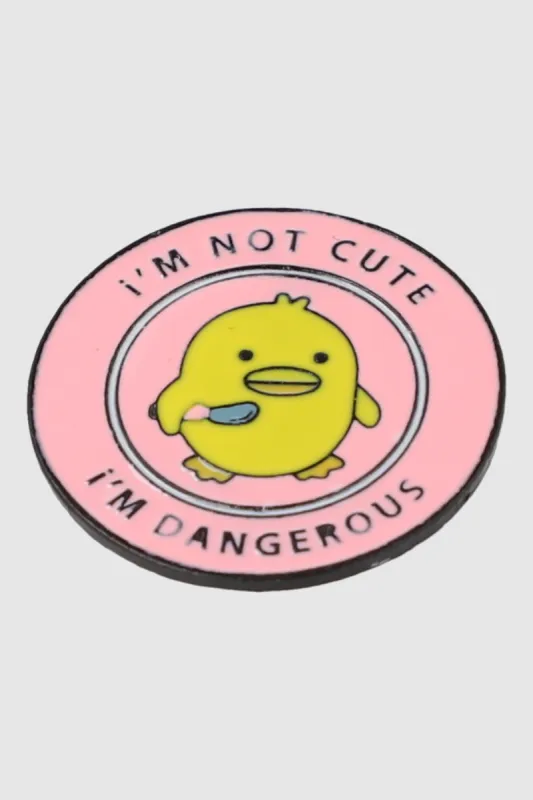 Pin patito amenazador frase sold by Shasa