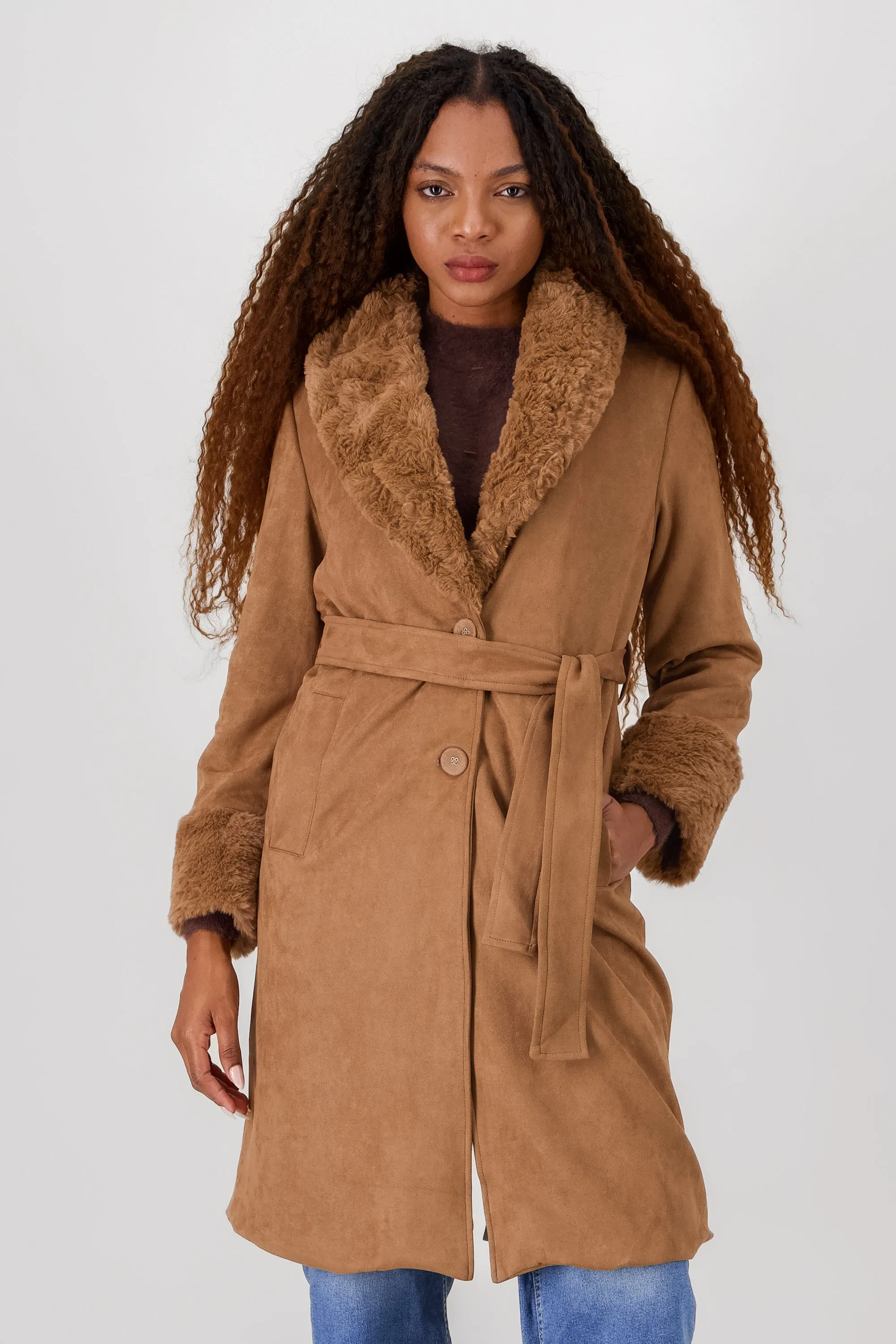 Abrigo peluche mangas cuello sold by Shasa product image thumbnail 2