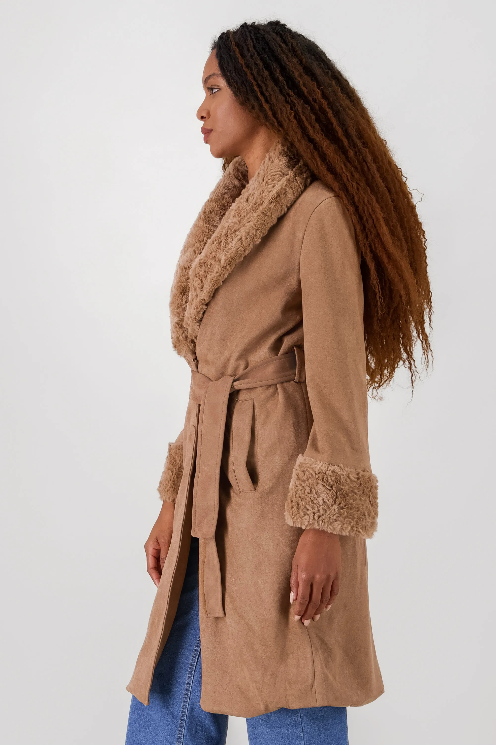 Abrigo peluche mangas cuello sold by Shasa product image thumbnail 3