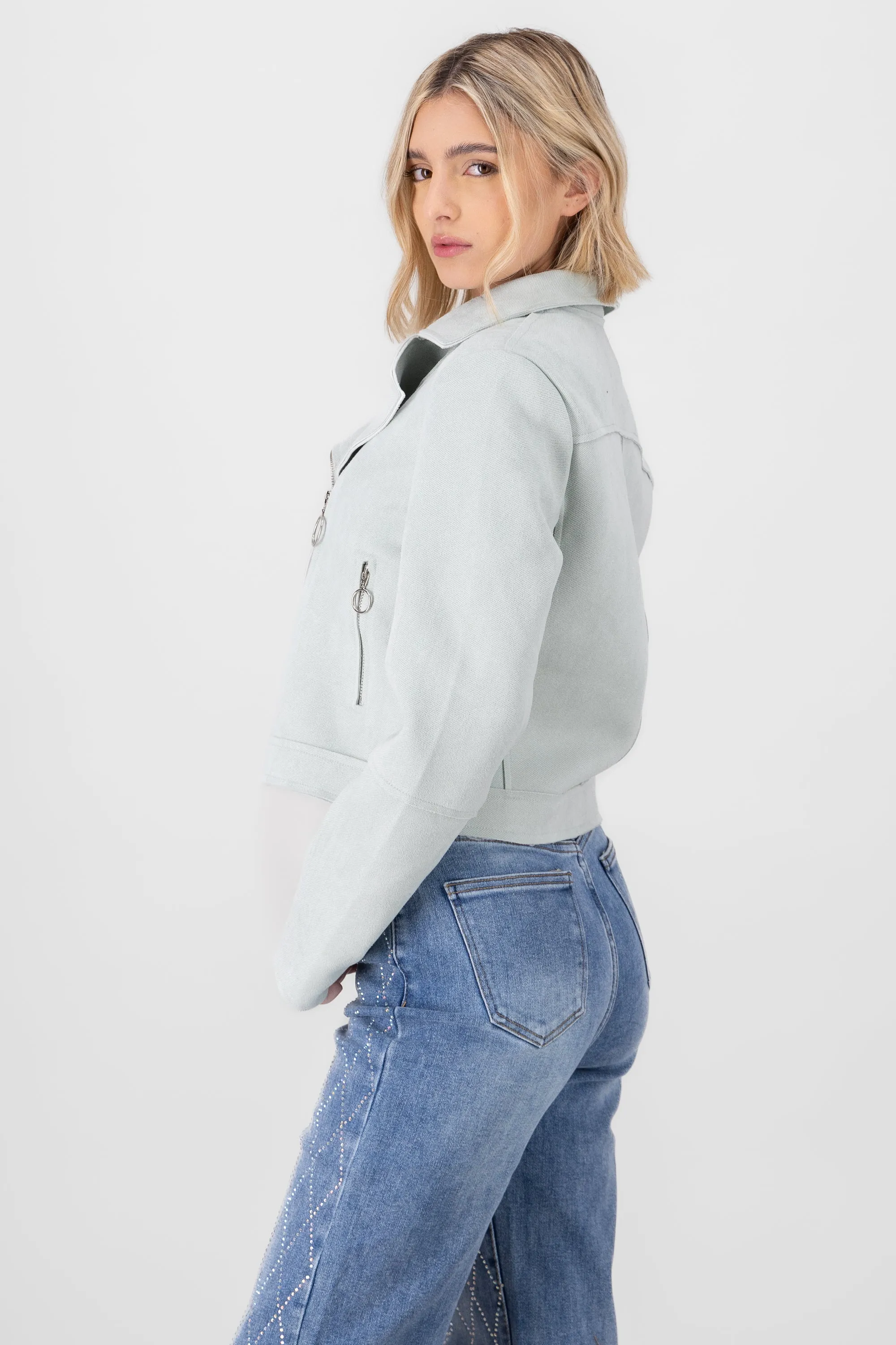 CHAMARRA BIKER SUEDE sold by Shasa product image thumbnail 3