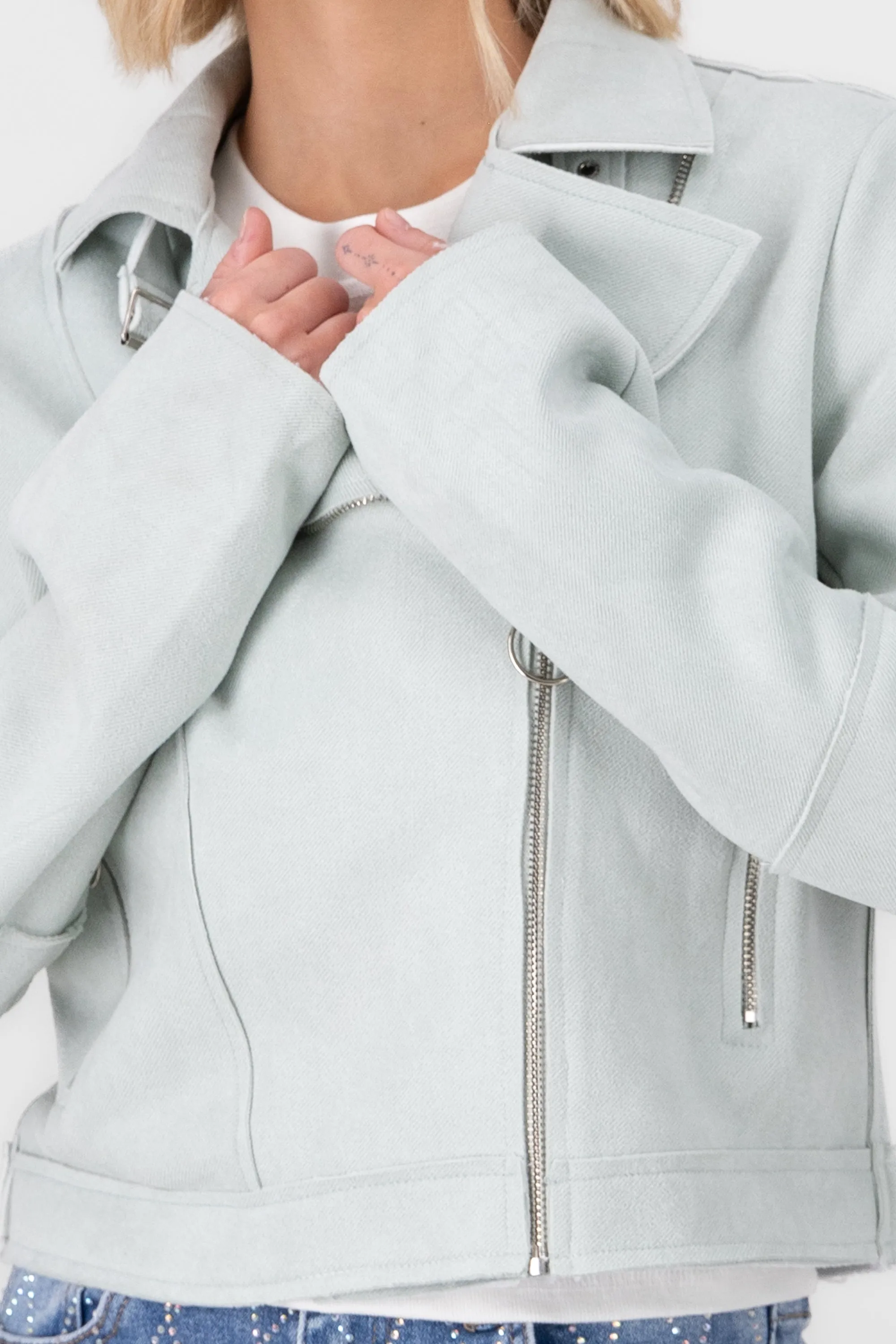 CHAMARRA BIKER SUEDE sold by Shasa product image thumbnail 5