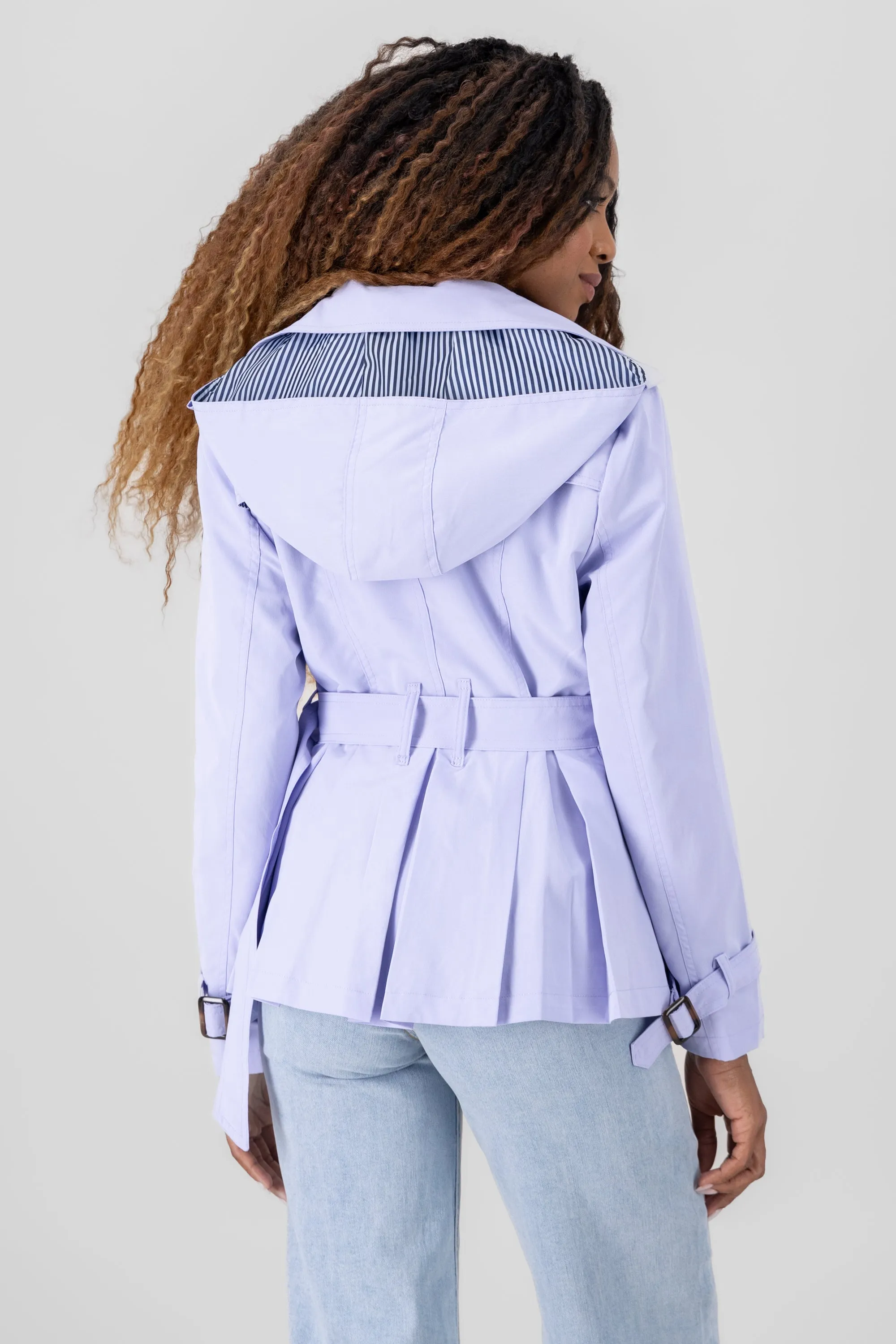 Gabardina corta cinturon sold by Shasa product image thumbnail 4