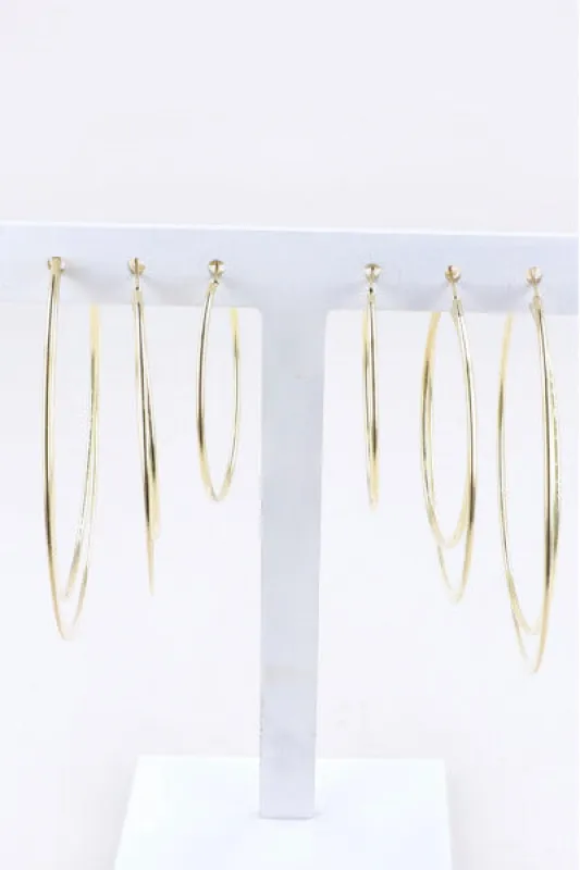 3P Arracadas Tamaños sold by Shasa