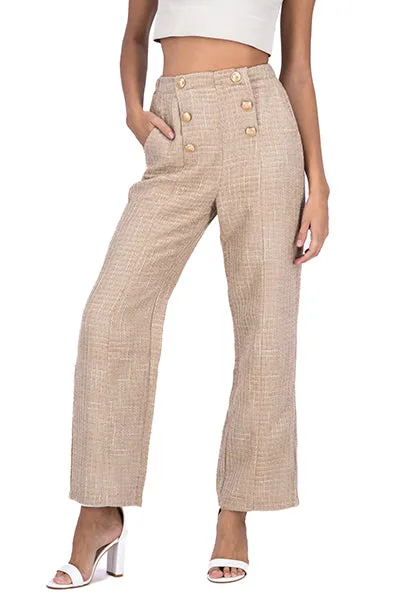 Pantalon sastreado detalle botones sold by Shasa