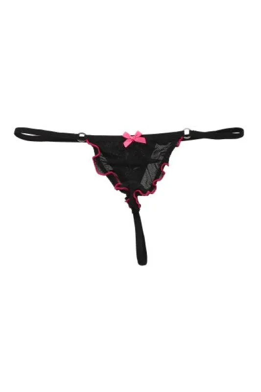 Tanga mesh borde contraste sold by Shasa