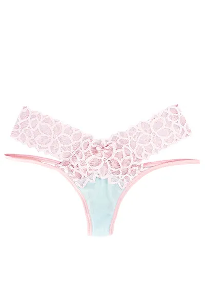 Tanga tiras encaje cruzado sold by Shasa