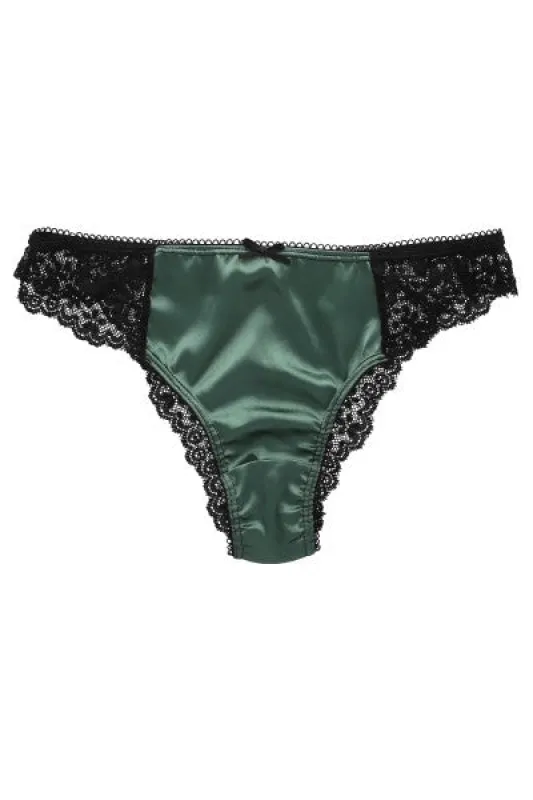 Tanga satin encaje trasero sold by Shasa