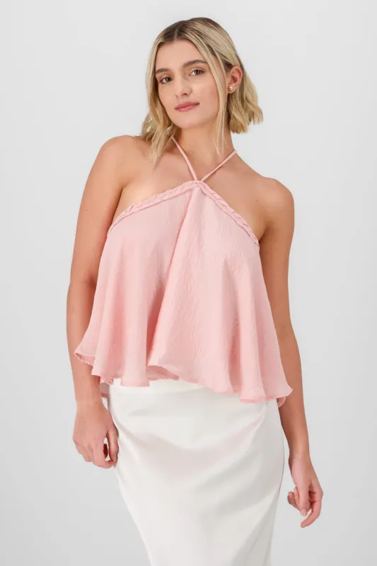 Blusa halter detalle trenzado Hypsters sold by Shasa