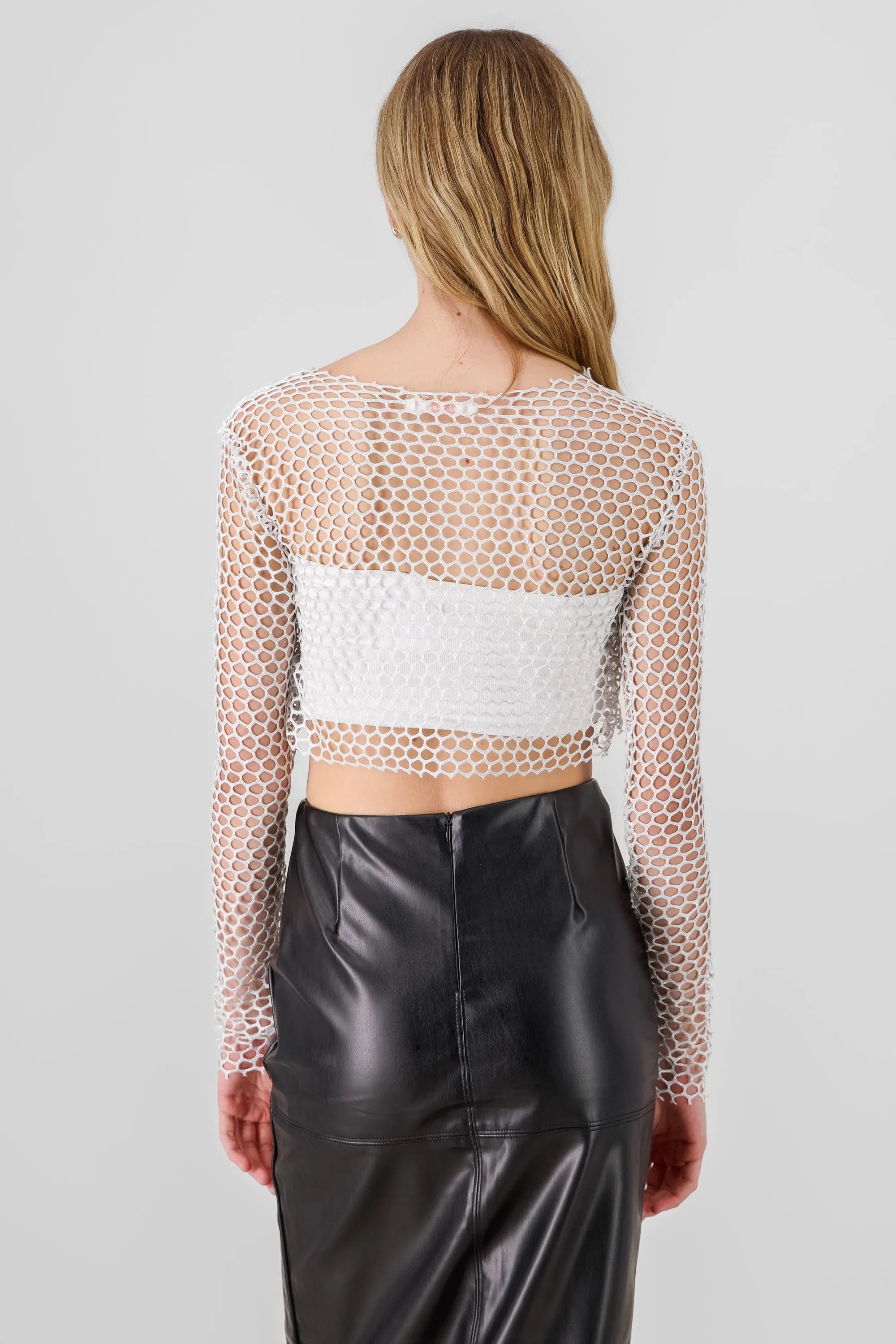 Top crop acanalado detalle brillos sold by Shasa product image thumbnail 4