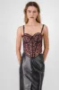 Corset animal print detalle varillas contraste sold by Shasa