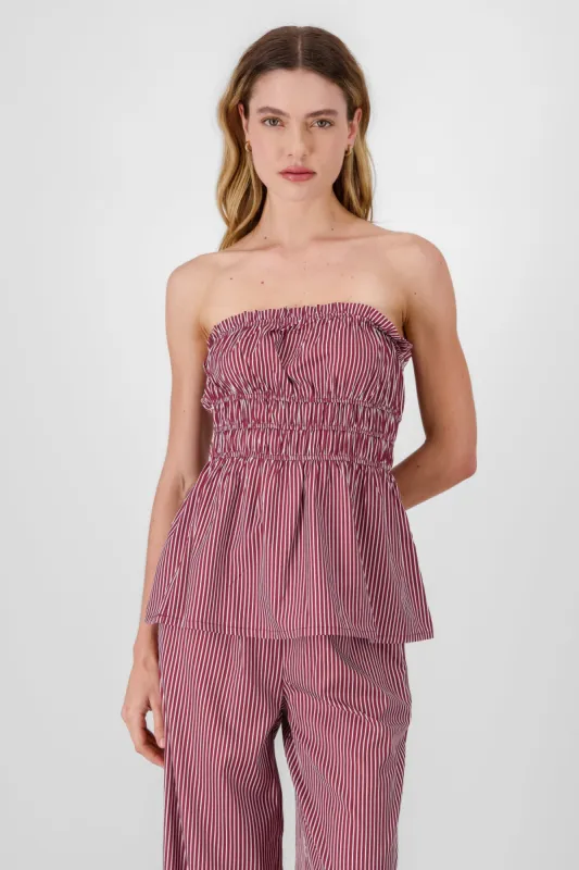 Top bandeau rayas sold by Shasa