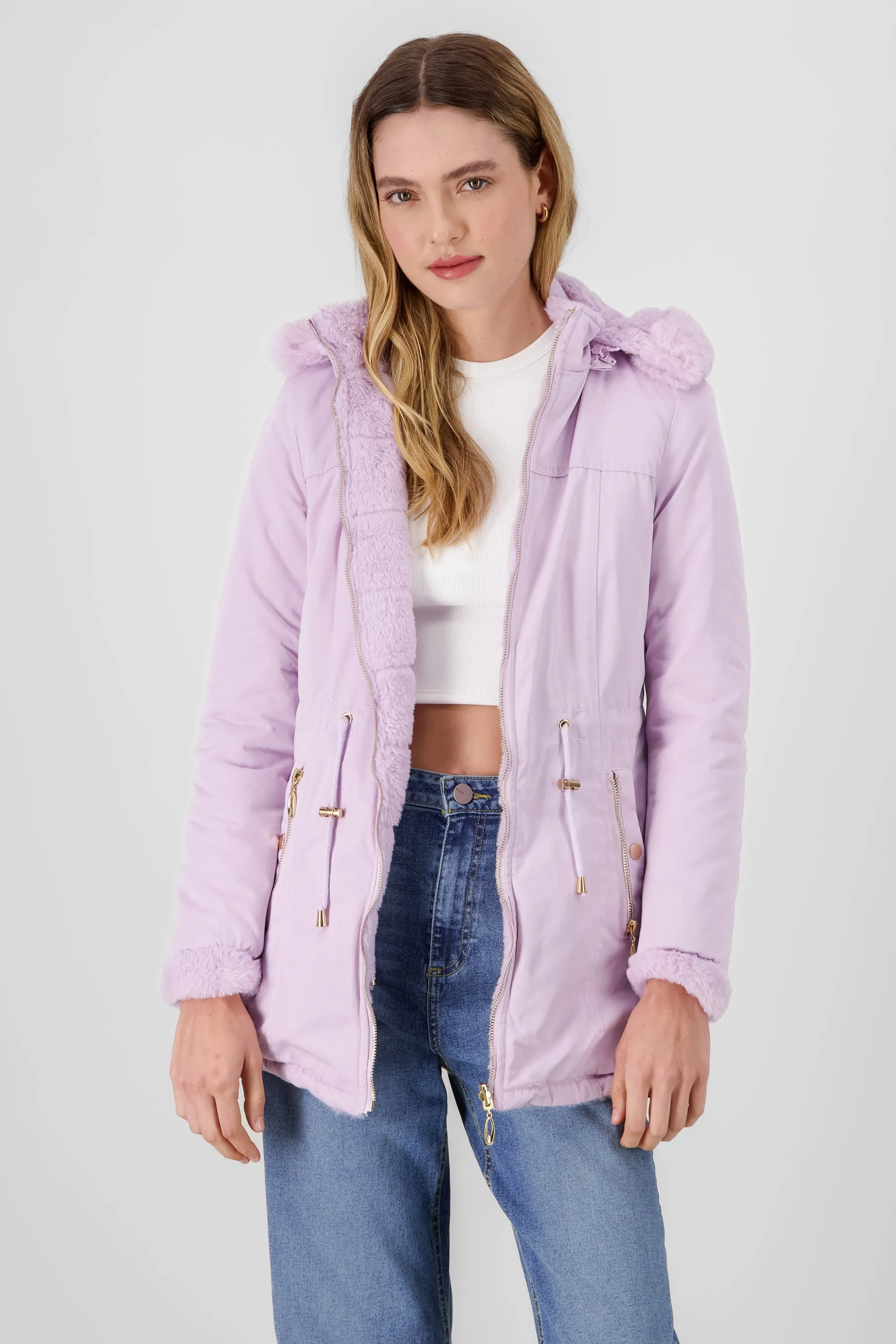 Gabardina gorro jareta sold by Shasa