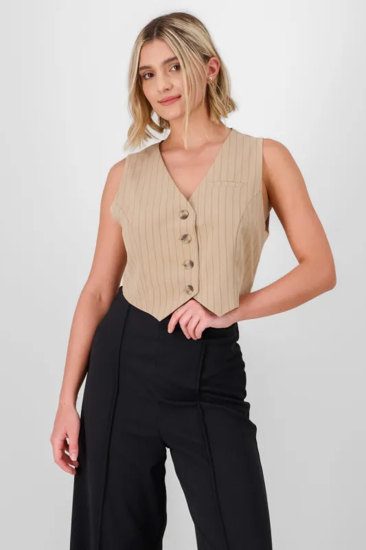 Chaleco rayas sold by Shasa