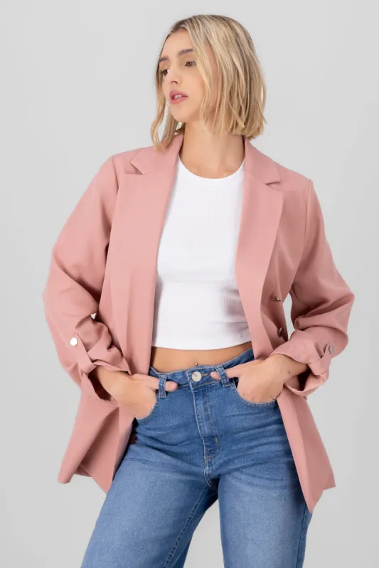 Blazer Oversize Largo Detalle Mangas sold by Shasa