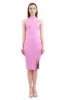 Vestido midi liso abertura sold by Shasa