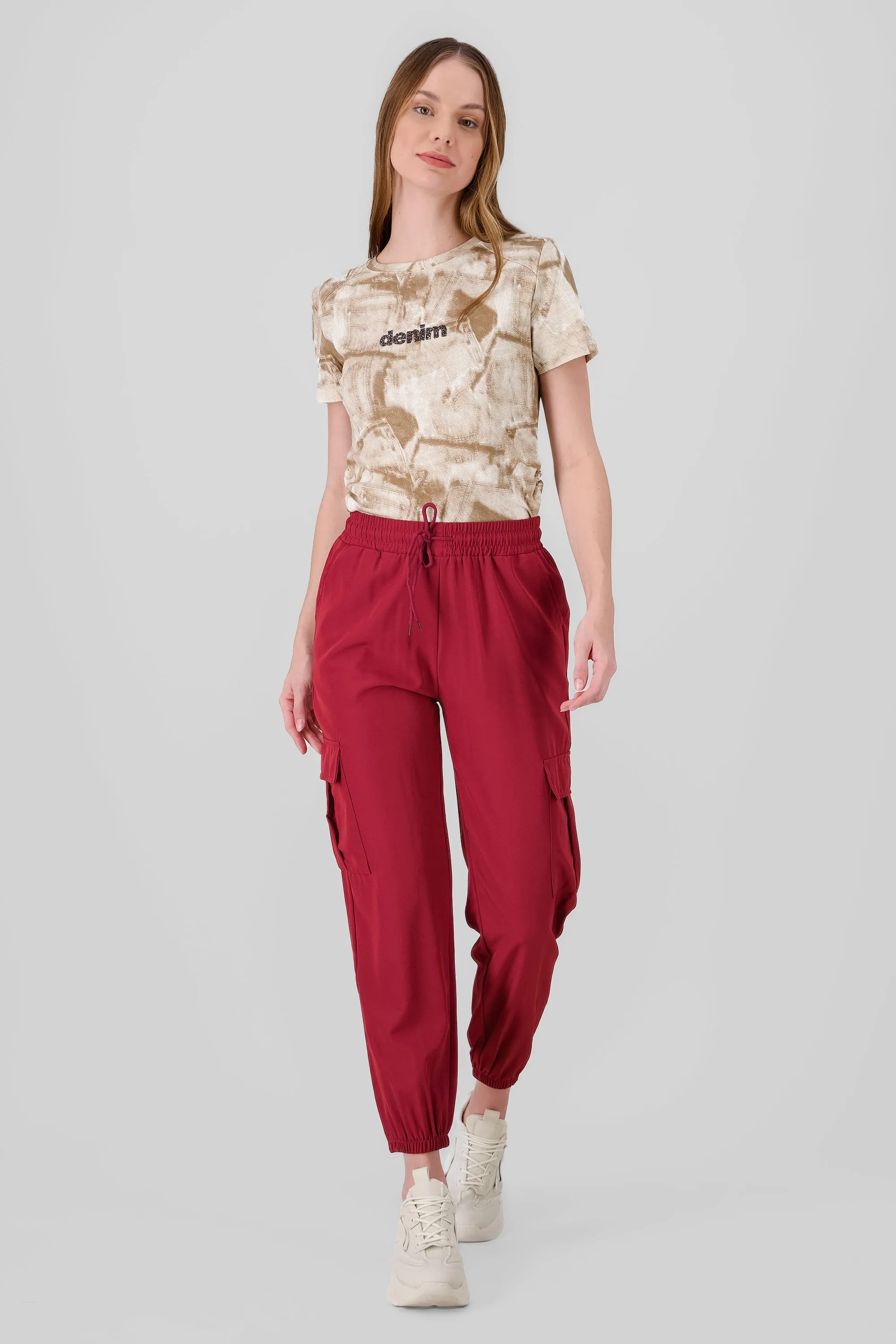 Pantalón Cargo Monocolor Bolsas sold by Shasa