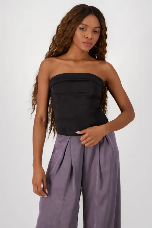 Top suede off shoulder sold by Shasa