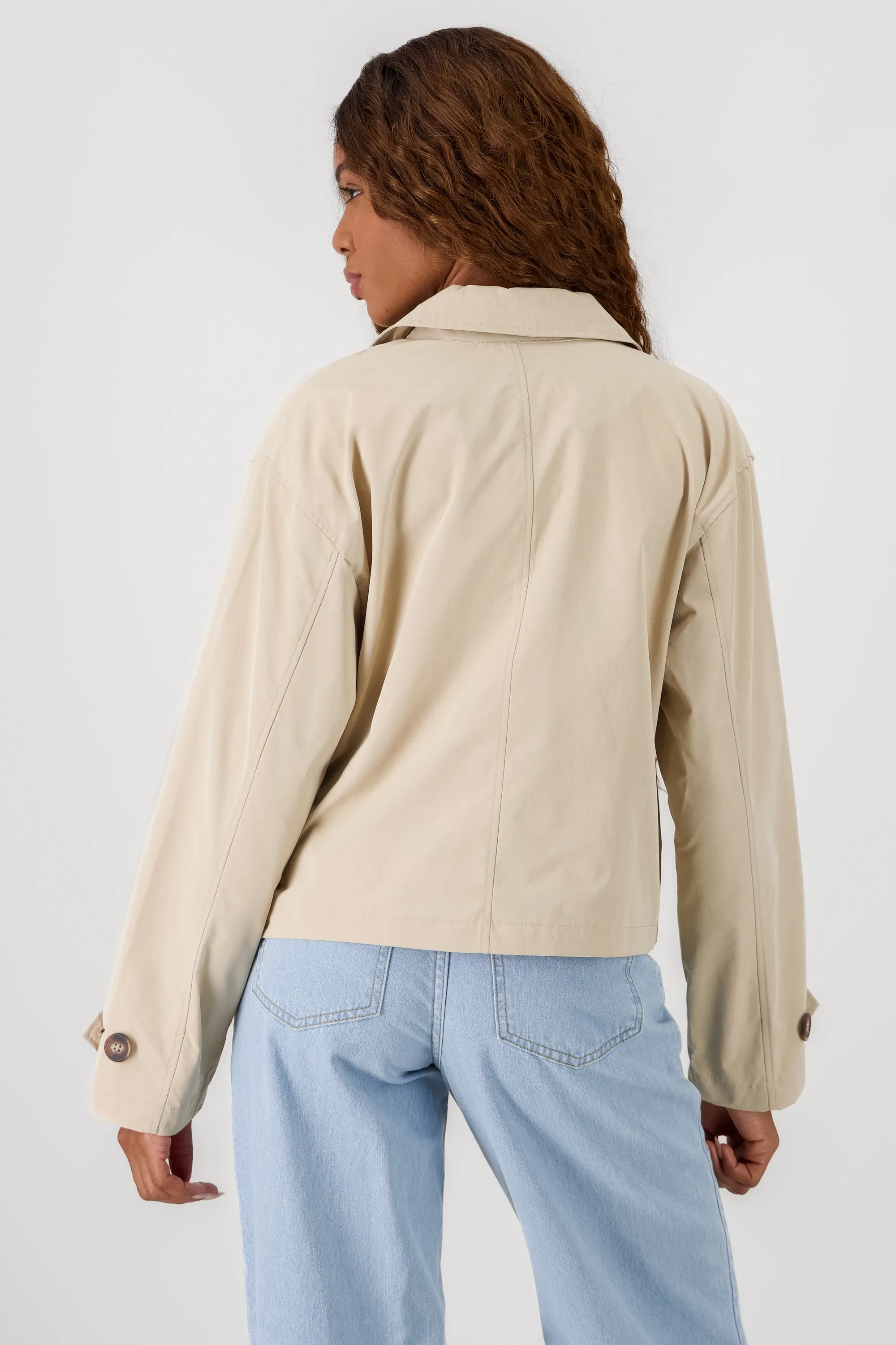 Gabardina corta lisa sold by Shasa product image thumbnail 4