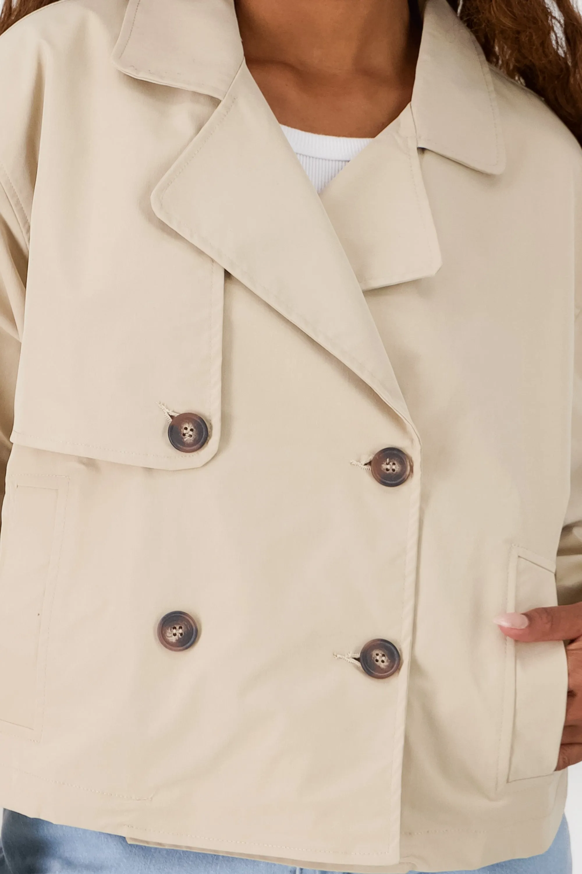 Gabardina corta lisa sold by Shasa product image thumbnail 5