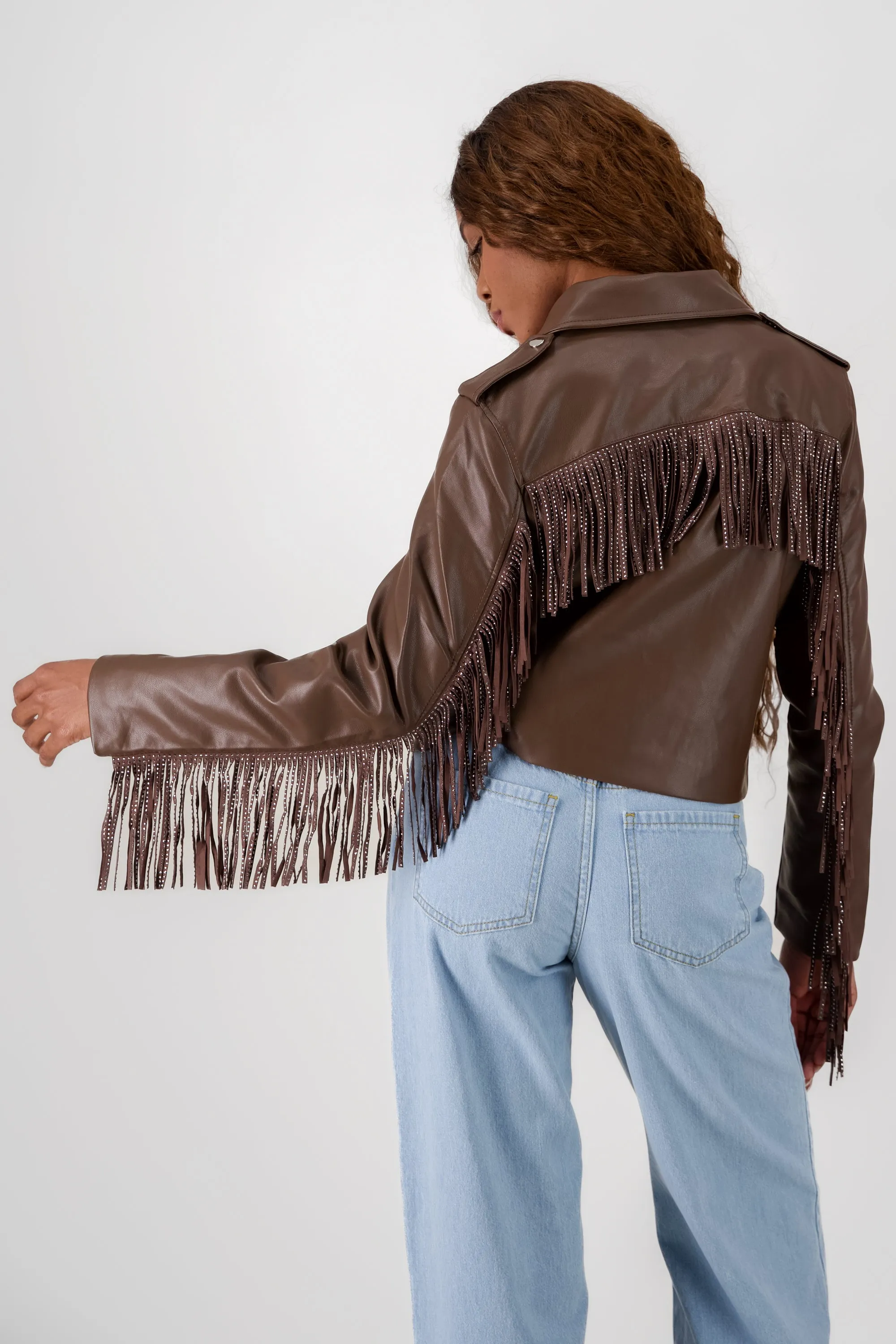 Chamarra Biker Fringe Brillos sold by Shasa product image thumbnail 4