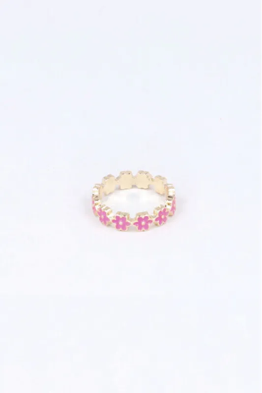 Anillo Metálico Flores sold by Shasa