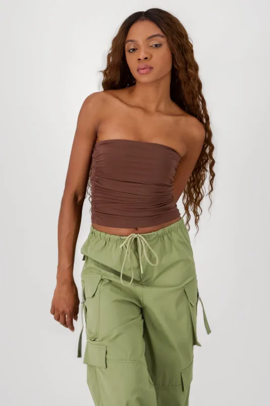 Top Tubo Strapless Drapeado sold by Shasa