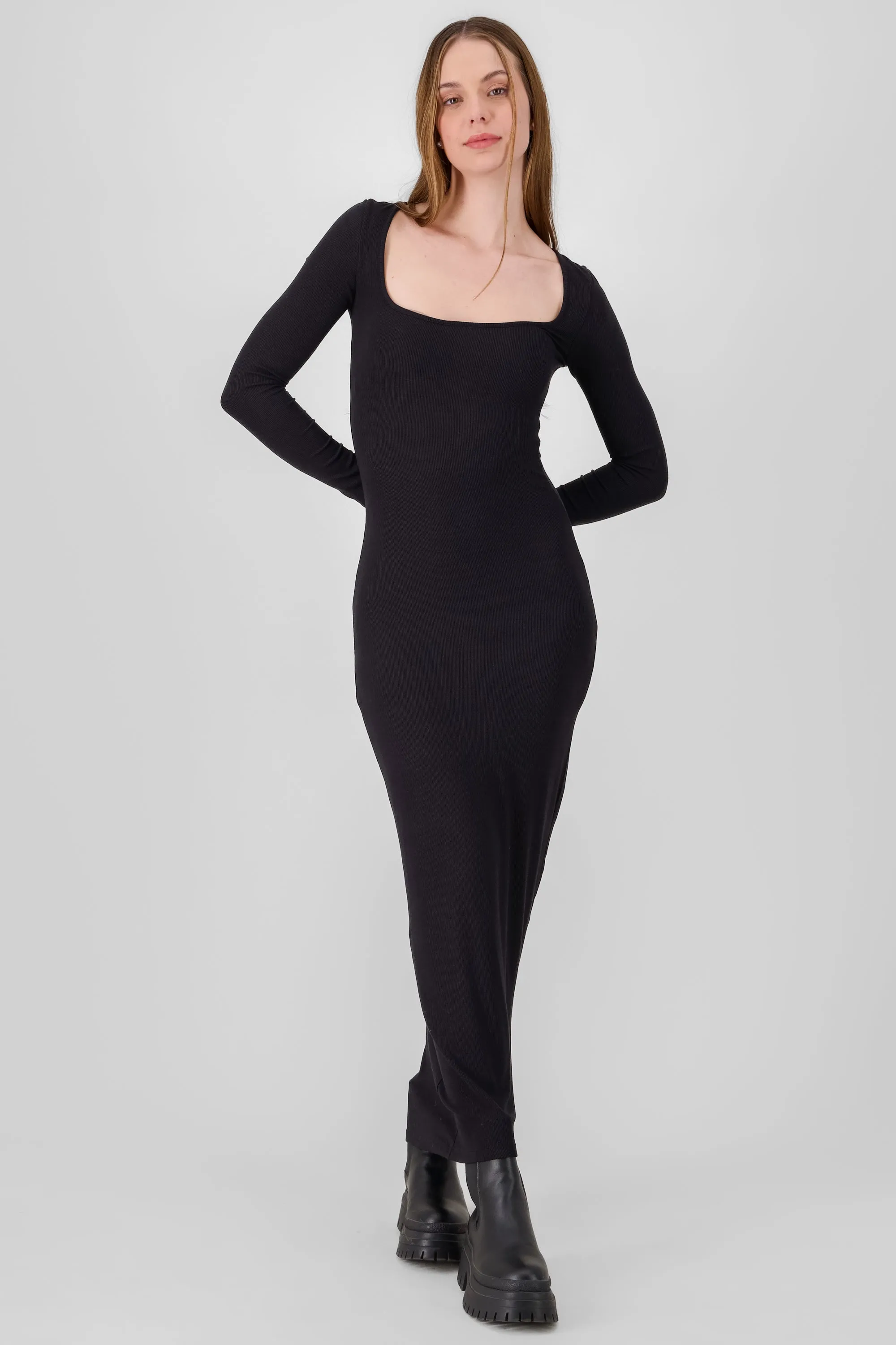 Vestido maxi manga larga liso sold by Shasa product image thumbnail 2