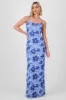 Vestido maxi tirantes estampado mesh flores sold by Shasa