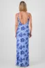 Vestido maxi tirantes estampado mesh flores sold by Shasa