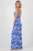 Vestido maxi tirantes estampado mesh flores sold by Shasa