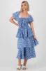 Vestido maxi capas flores sold by Shasa