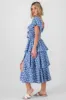 Vestido maxi capas flores sold by Shasa