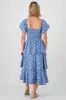 Vestido maxi capas flores sold by Shasa