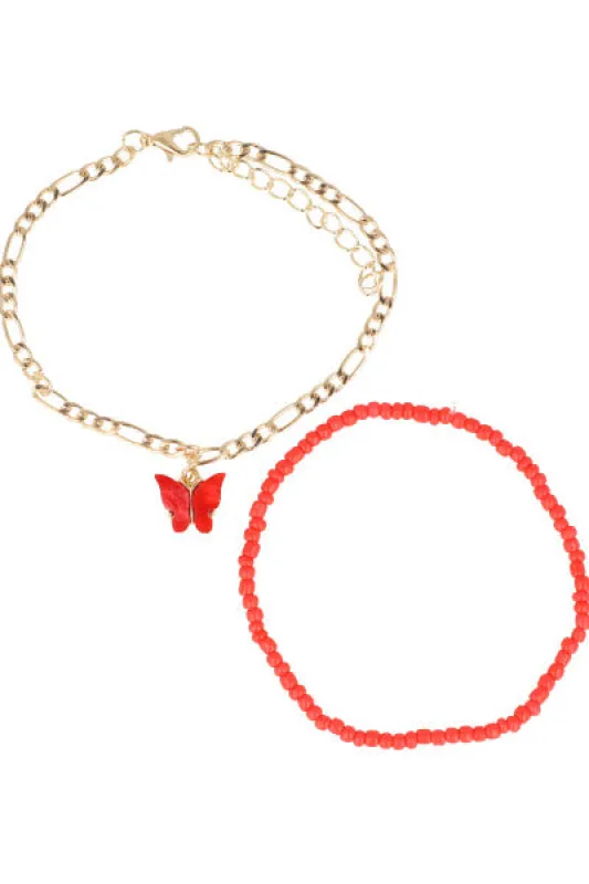 Anklet 2L Mariposa sold by Shasa