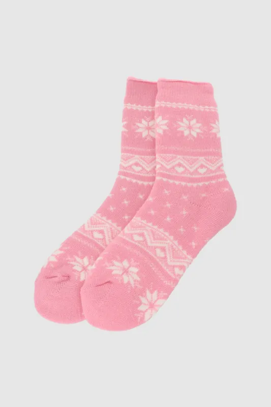 Calcetin print navideño sold by Shasa