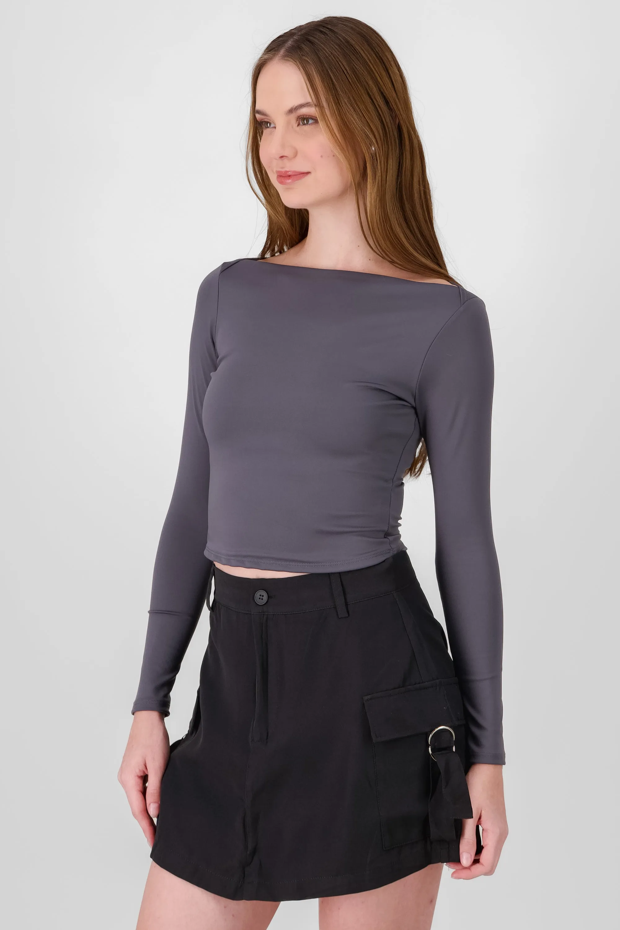 Top liso manga larga doble tela sold by Shasa product image thumbnail 3