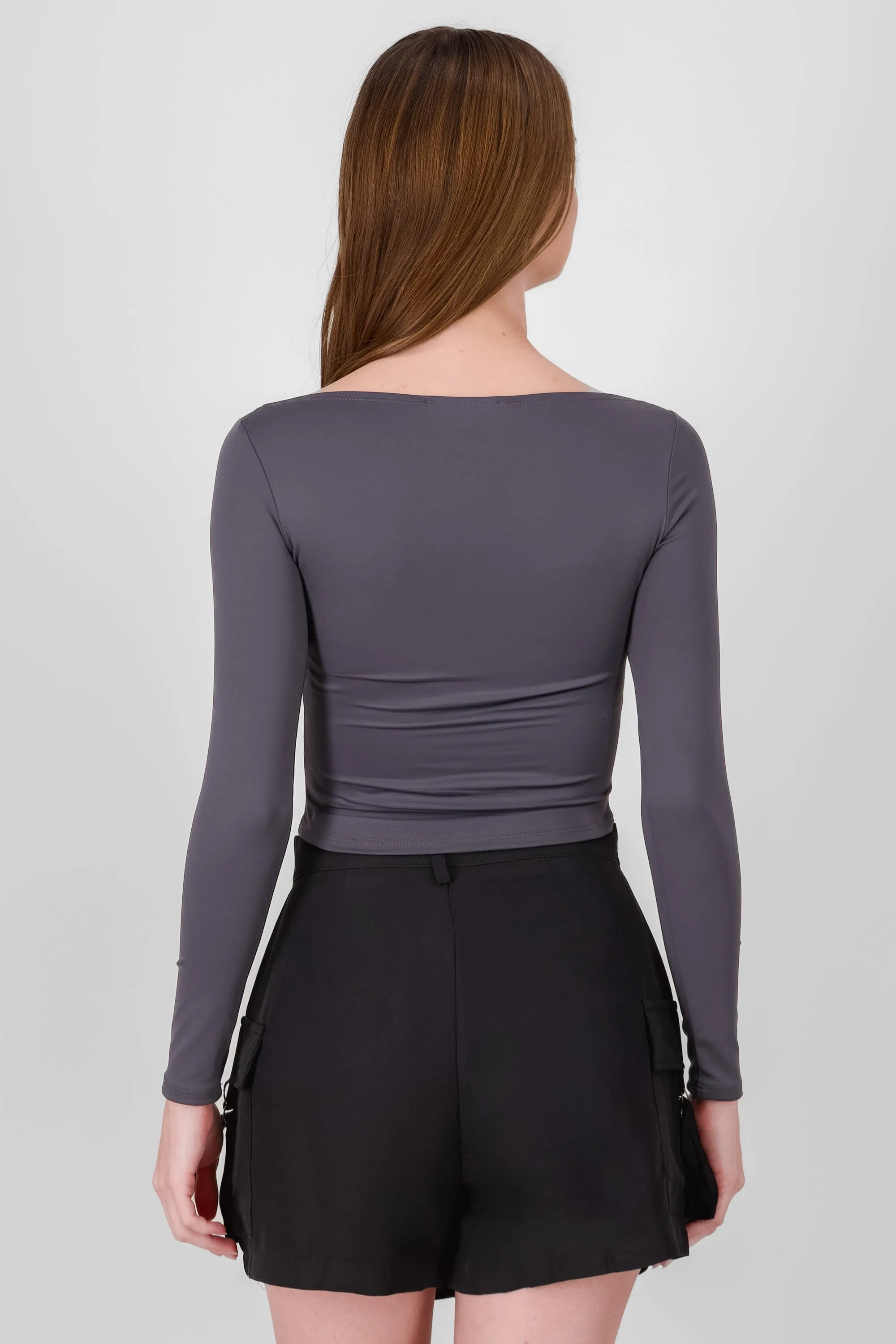 Top liso manga larga doble tela sold by Shasa product image thumbnail 4