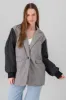 Chamarra oversize con solapa sold by Shasa
