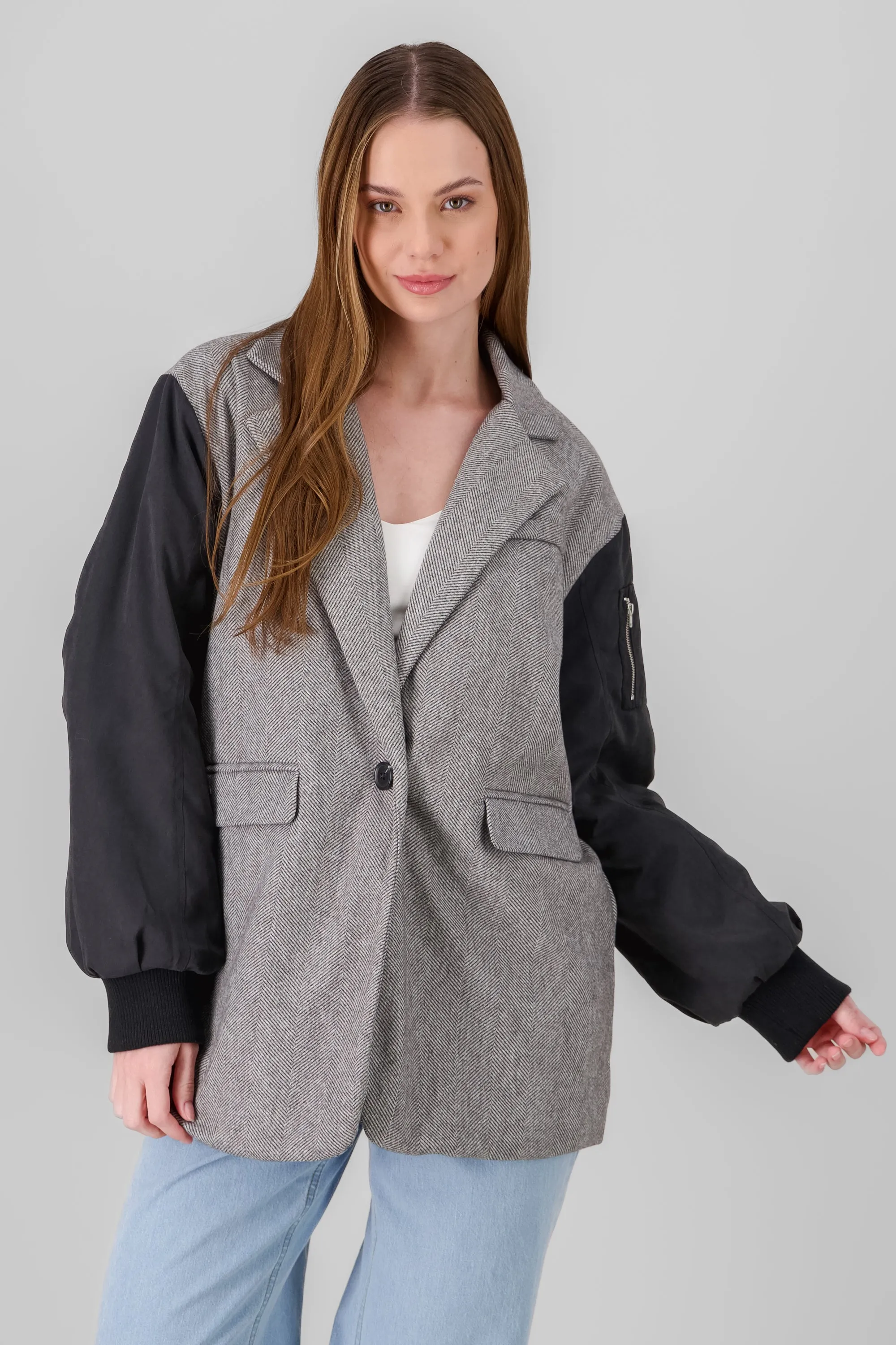 Chamarra oversize con solapa sold by Shasa product image thumbnail 2