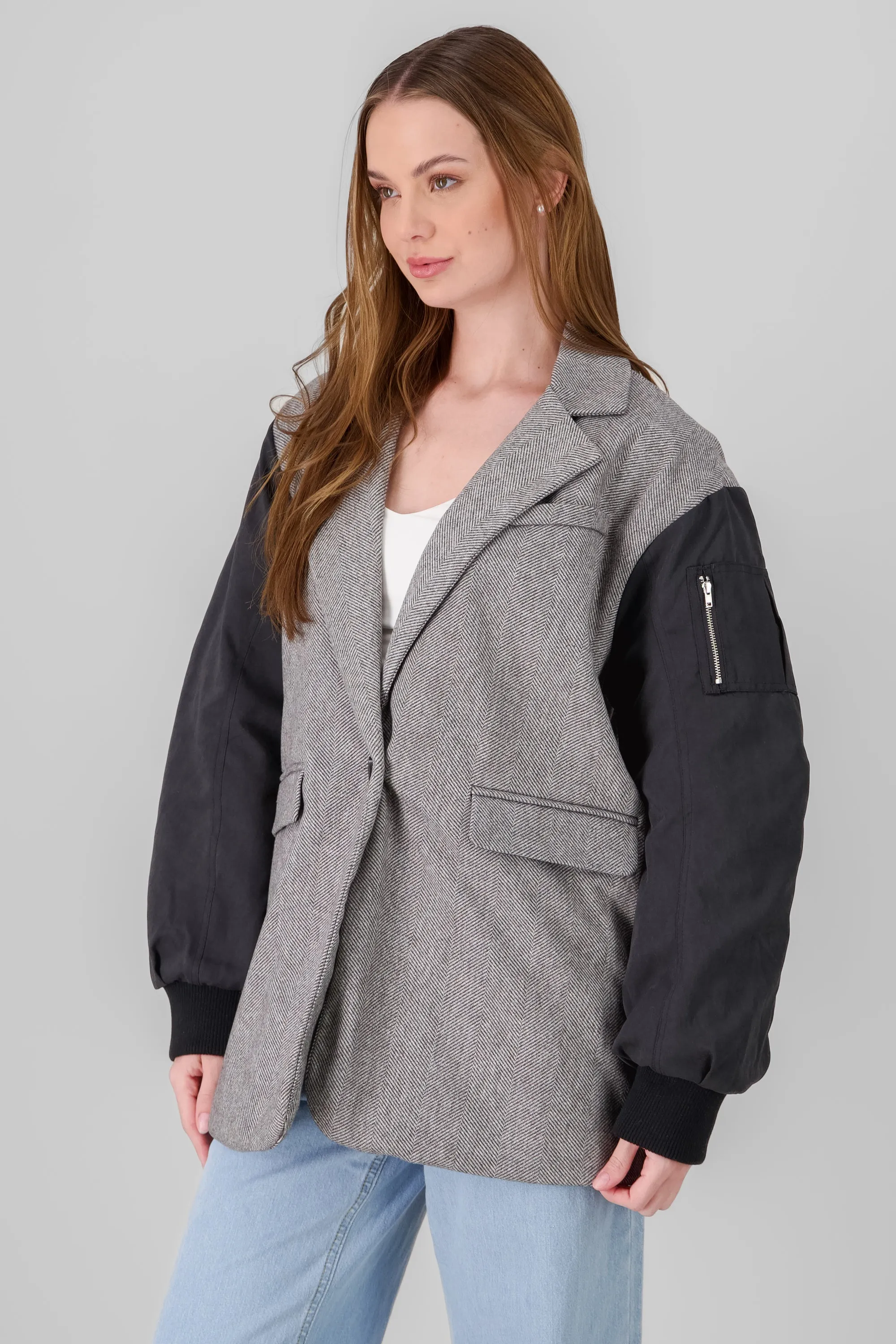 Chamarra oversize con solapa sold by Shasa product image thumbnail 3