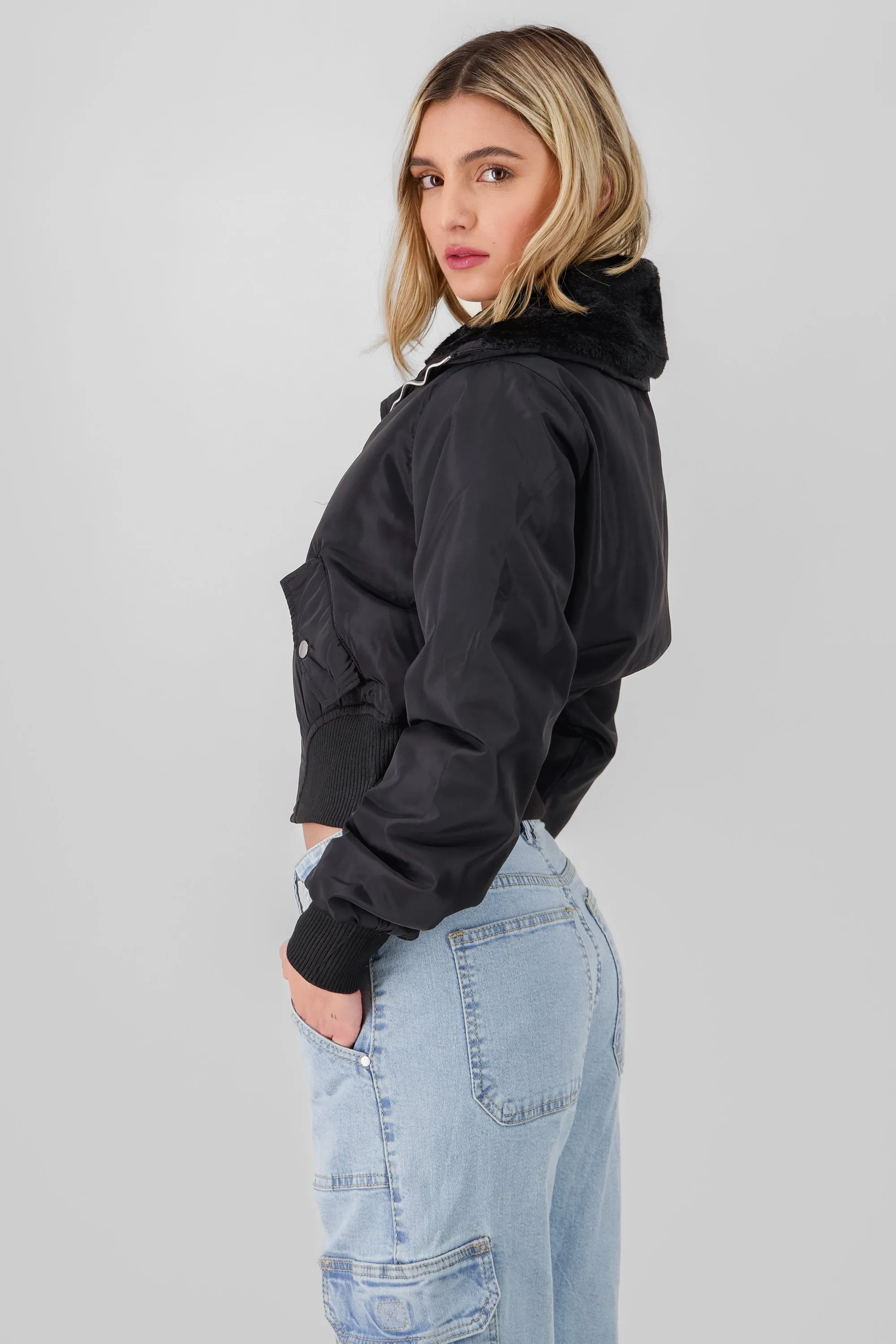 Chamarra puffer con peluche adentro sold by Shasa product image thumbnail 3