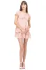 Vestido Mini Flores Manga Olanes sold by Shasa