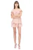 Vestido Mini Flores Manga Olanes sold by Shasa