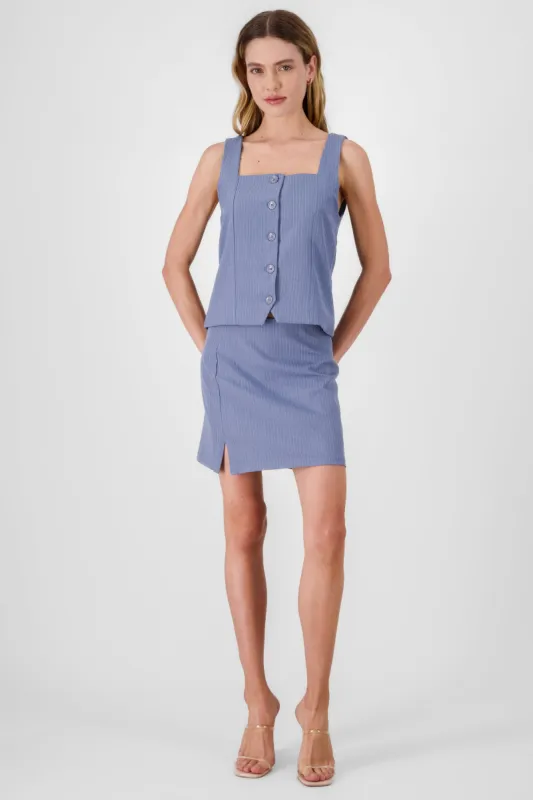 Falda mini rayas sold by Shasa