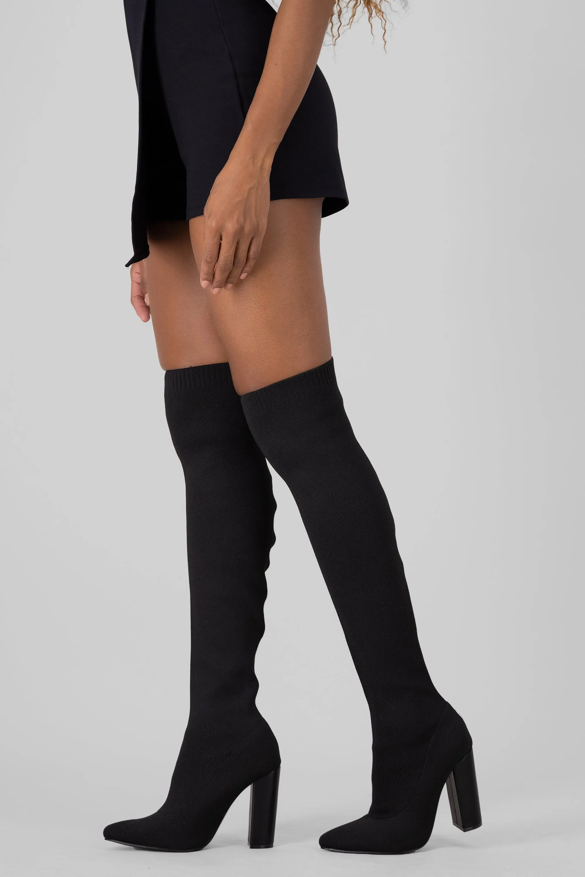 Botas overknee tacón grueso sold by Shasa product image thumbnail 2