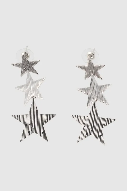 Aretes Triple Estrella sold by Shasa