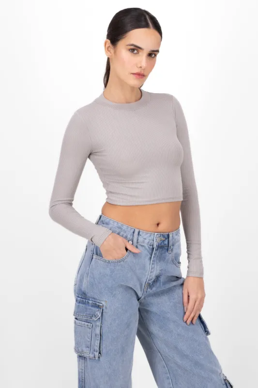 Top Acanalado Manga Larga sold by Shasa