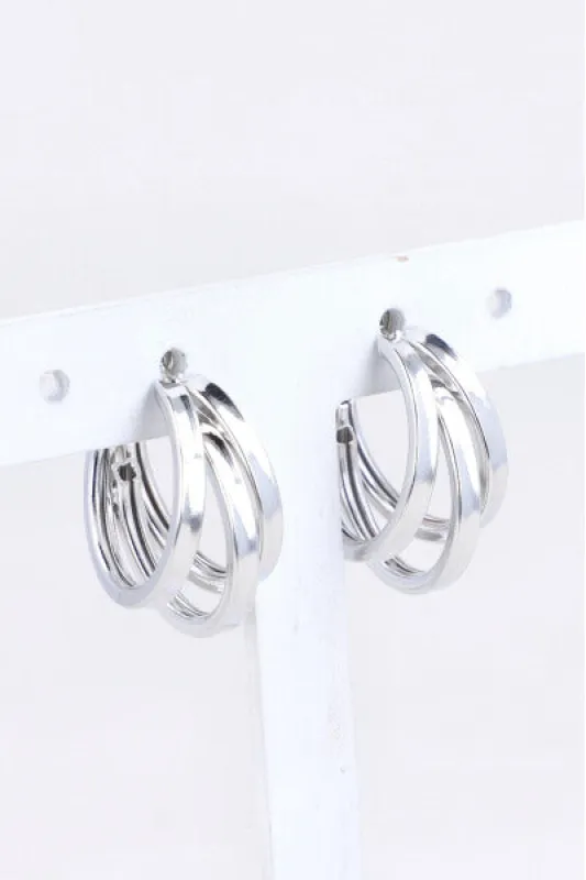 Arracadas 3L Planas sold by Shasa