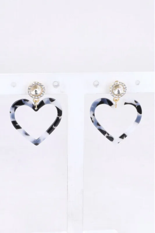 Aretes Corazon Brillo sold by Shasa