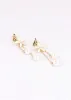 Aretes Flor Cristal Perlas sold by Shasa